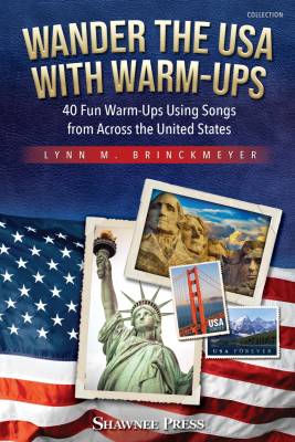 Hal Leonard - Wander the USA with Warm-Ups - Brinckmeyer - Paroles et mlodies - Livre