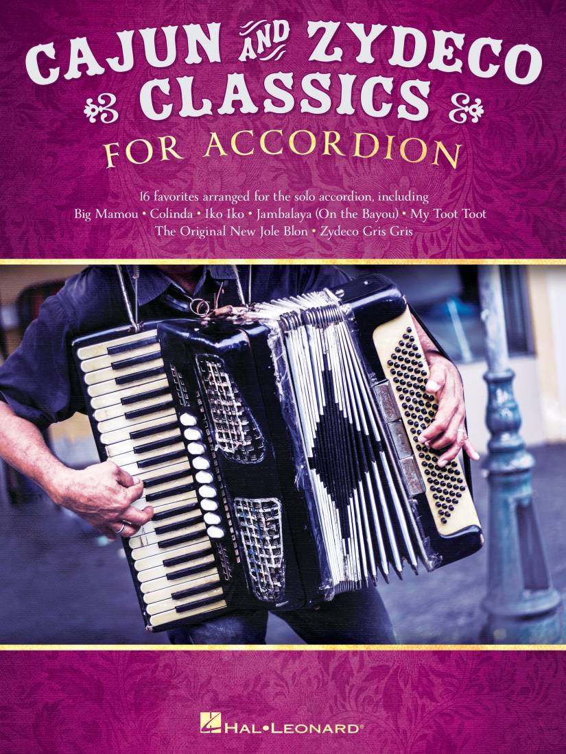 Cajun & Zydeco Classics for Accordion - Book