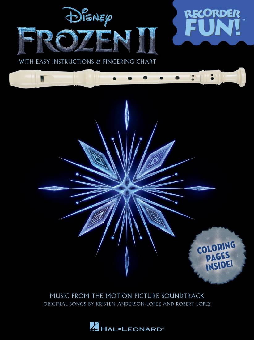 Frozen 2: Recorder Fun! - Anderson-Lopez/Lopez - Recorder - Book