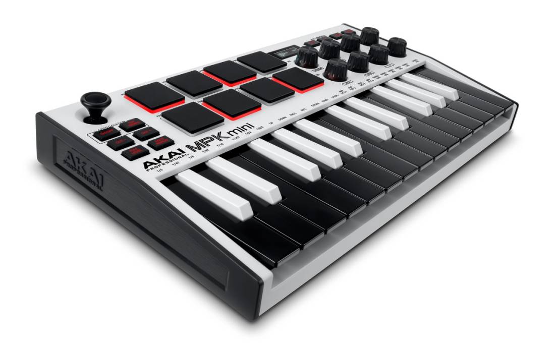 MPK Mini MKIII 25-Note Keyboard/Drum Pad Controller - White