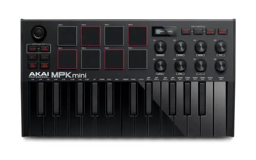 MPK Mini MKIII 25-Note Keyboard/Drum Pad Controller - Limited Edition Black