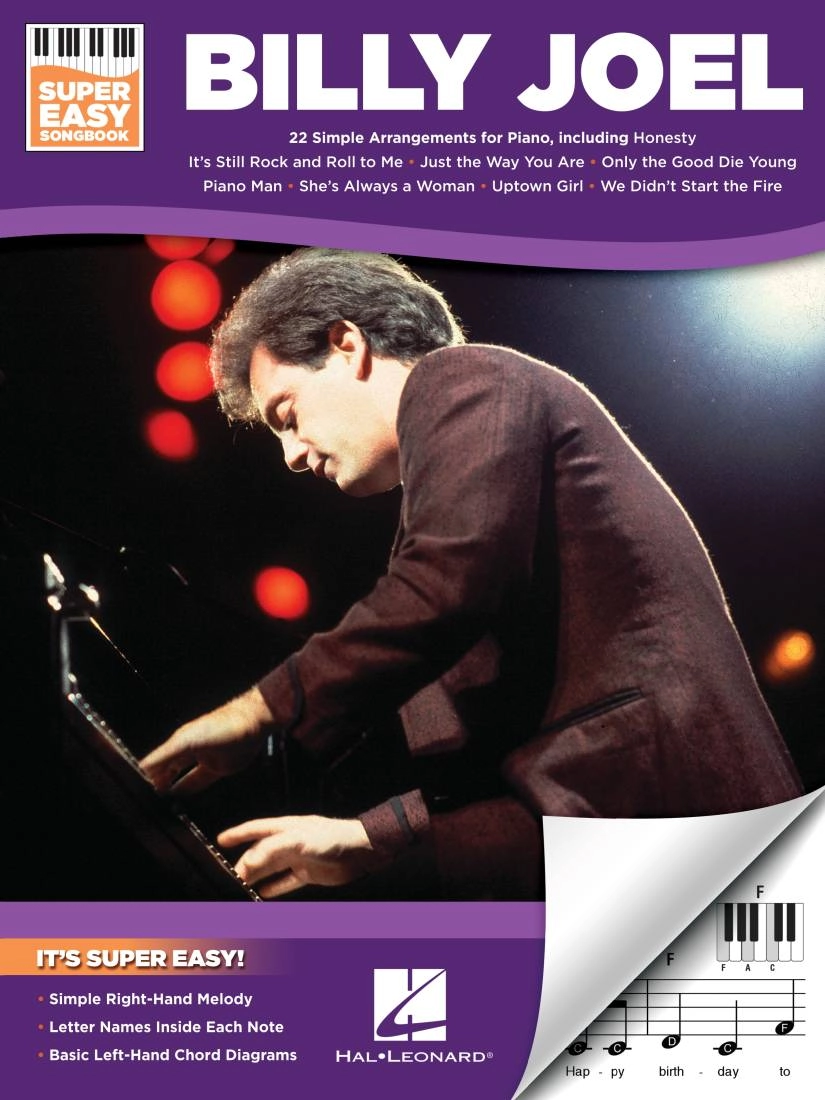 Billy Joel: Super Easy Songbook - Easy Piano - Book