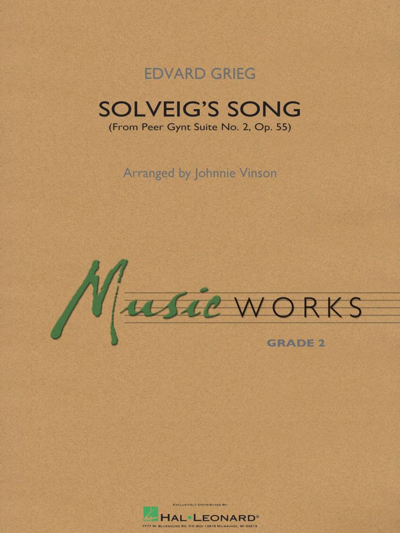 Solveig\'s Song (from Peer Gynt Suite No. 2) - Grieg/Vinson - Concert Band - Gr. 2