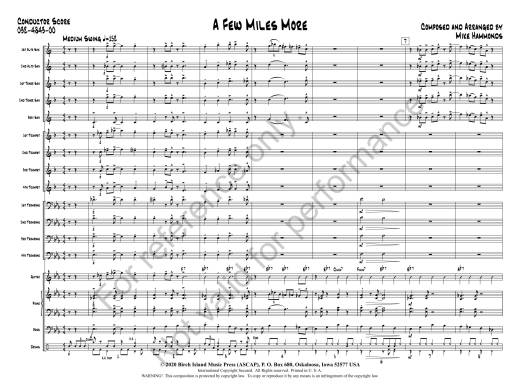 A Few Miles More - Hammonds - Jazz Ensemble - Gr. 3