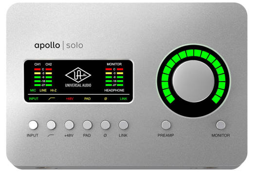 Apollo Solo Thunderbolt 3 Audio Interface
