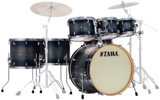 Tama - Superstar Classic 7-Piece Shell Pack (22,8,10,12,14,16,SD) - Dark Indigo Burst