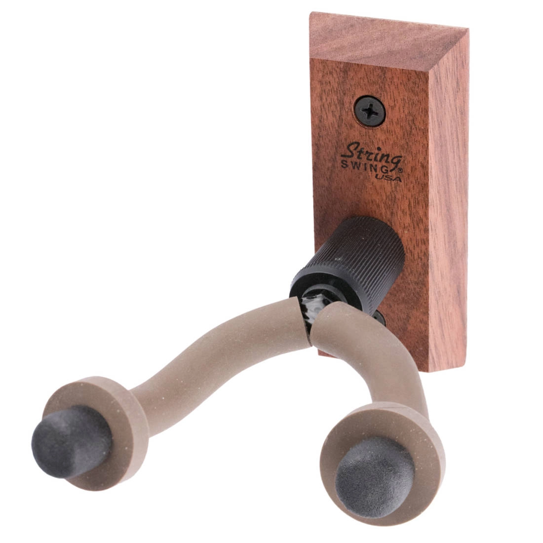 Wall Mount Classical Guitar Hanger - Black Walnut