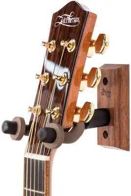Wall Mount Classical Guitar Hanger - Black Walnut