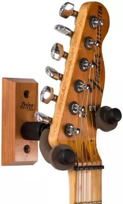 Wall Mount Classical Guitar Hanger - Cherry