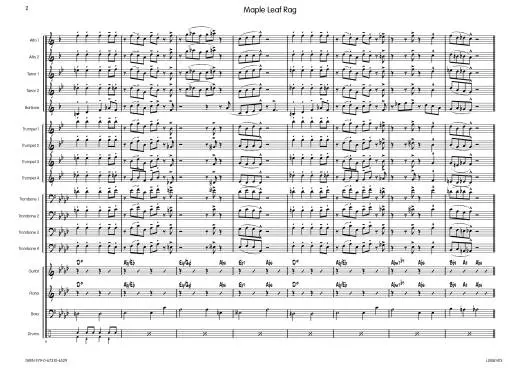 Maple Leaf Rag (Ozzie Nelson) - Joplin/Collins - Jazz Ensemble - Gr. Medium