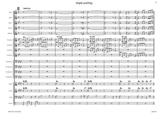 Maple Leaf Rag (Ozzie Nelson) - Joplin/Collins - Jazz Ensemble - Gr. Medium