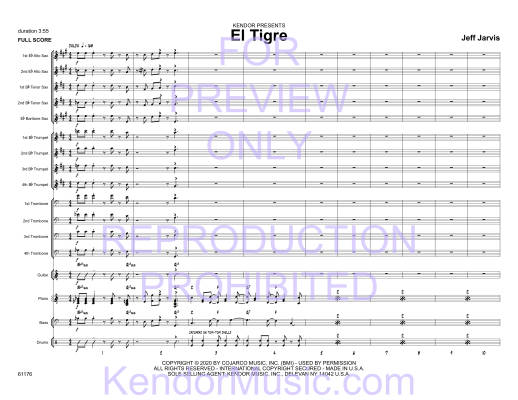 El Tigre - Jarvis - Jazz Ensemble - Gr. Medium