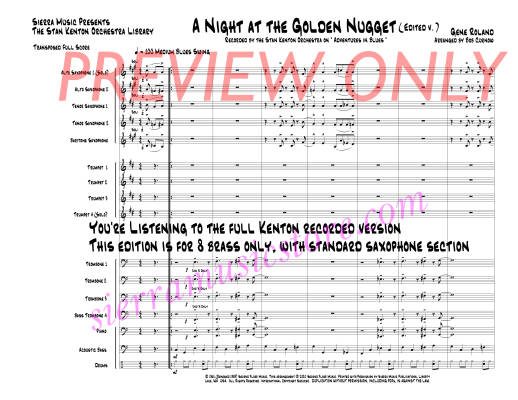 Night At The Golden Nugget - Roland/Curnow - Jazz Ensemble - Gr. 3