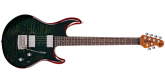 Ernie Ball Music Man - Luke III HH Maple Top, Rosewood Fingerboard with Case - Luscious Green Quilt