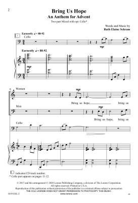 Bring Us Hope (An Anthem for Advent) - Schram - 2pt Mixed