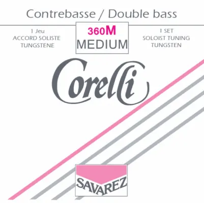 Savarez - Corelli Tungsten Solo Double Bass Strings - Medium Tension