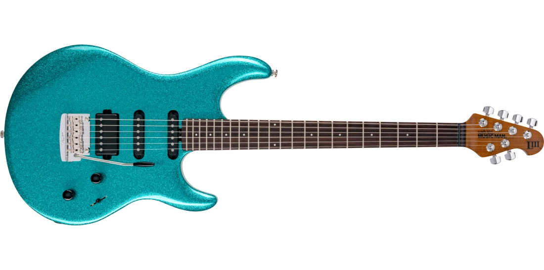 Luke III HSS, Rosewood Fingerboard with Case - Ocean Sparkle