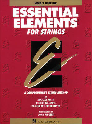 Hal Leonard - Essential Elements for Strings – Book 1 (Original Series) - Alto - Livre