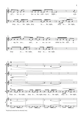 Deep in the night - Chydenius - SATB