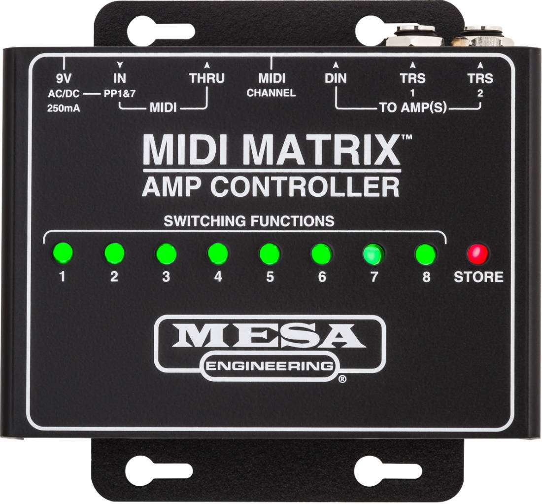 MIDI Matrix Programmable Amp Foot Controller