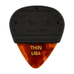 Fender - Mojo Grip Picks, Celluloid, 3-Pack - Tortoiseshell, Thin
