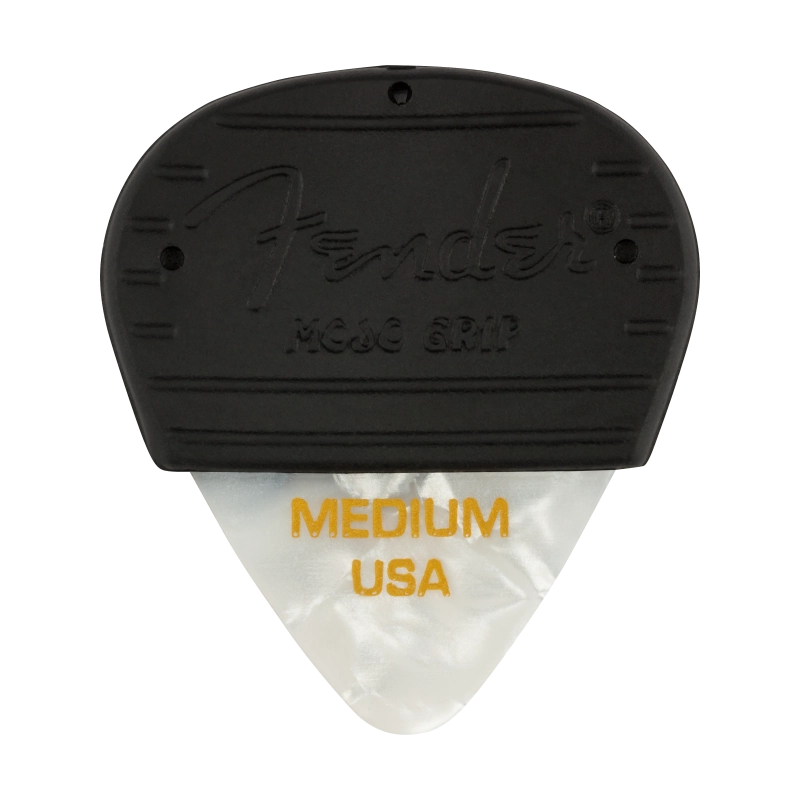 Mojo Grip Picks, Celluloid, 3-Pack - White Moto, Medium