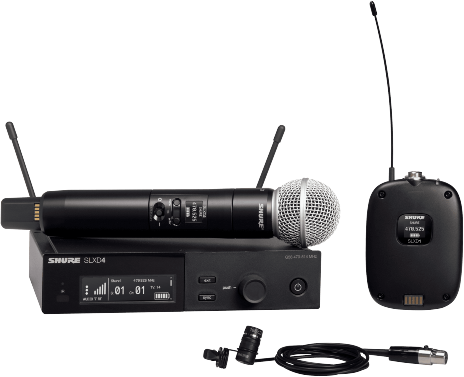 SLXD124/85 Digital Wireless Microphone System, Frequency - G58
