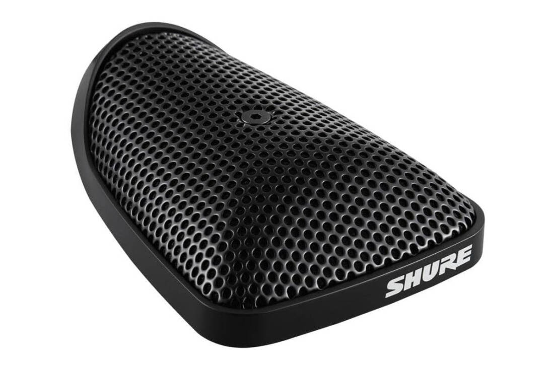 CVB-B/O Omnidirectional Installed Boundary Microphone with 12 ft Cable - Black