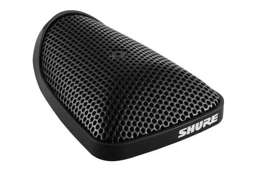 CVB-B/O Omnidirectional Installed Boundary Microphone with 12 ft Cable - Black