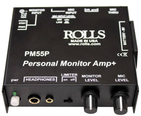 Amplificateur de moniteur personnel avec limiteur optique PM55P