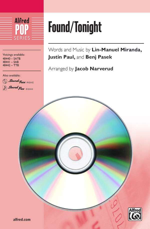 Found/Tonight (from Dear Evan Hansen and Hamilton) - Miranda /Paul /Pasek /Narverud - SoundTrax CD