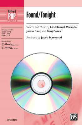 Found/Tonight (from Dear Evan Hansen and Hamilton) - Miranda /Paul /Pasek /Narverud - SoundTrax CD