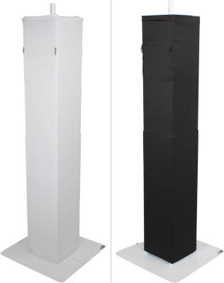 Flex Totem TV Height Adjustable Totem Stand for TVs/Lights/Speakers