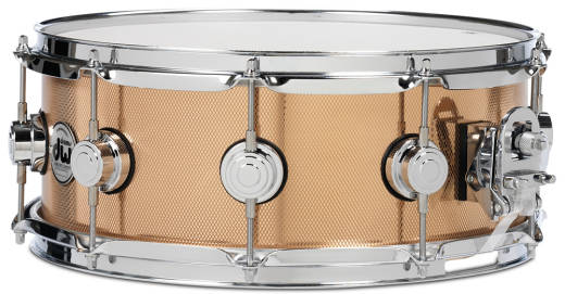 Bronze Collector\'s Series Knurled Bell Bronze 5.5x14\'\' Snare - Natural
