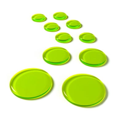 SlapKlatz Pro Drum Dampening Gels - Alien Green