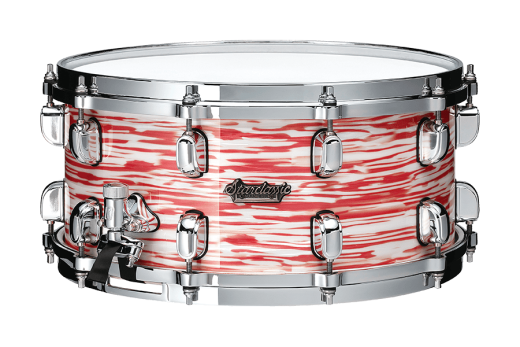 Tama - Starclassic Maple 8x14 Snare - Red and White Oyster