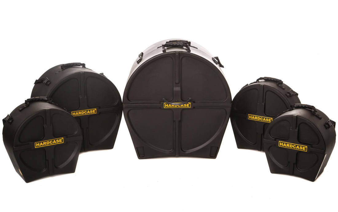 Standard Case Set for Drum Kit (22,12,13,16, 14SD) - Black
