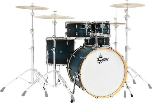 Gretsch Drums - Renown 5-Piece Shell Pack (22,10,12,16,SD) - Satin Antique Blue Burst