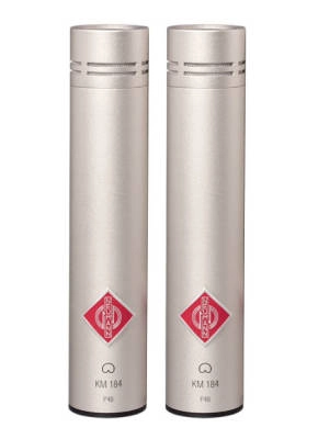 Neumann - KM184 Stereo Pair Small Diaphragm Cardioid Microphone, Nickel