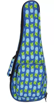 Padded Tenor Ukulele Bag - Teal Pineapple