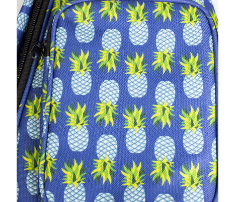 Padded Tenor Ukulele Bag - Teal Pineapple