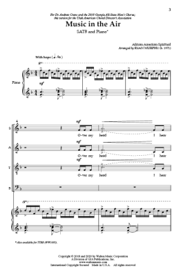 Music in the Air - Spritual/Murphy - SATB