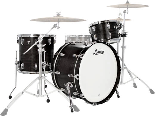 Ludwig Drums - Classic Oak Series Pro Beat 3-Piece Shell Pack (24,13,16) - Night Oak