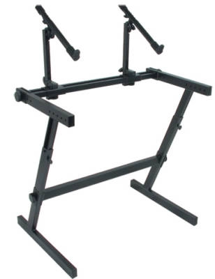 QuikLok - Z-726 Double Tier Height Adjustable Keyboard Stand