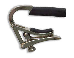 Partial Capo with Roller - Nickel