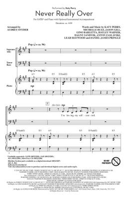Never Really Over - Perry/Snyder - SATB