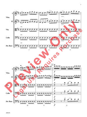 Sinfonia in D Major - Bach/Palmer - String Orchestra - Gr. 3