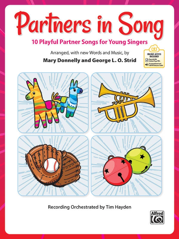 Partners in Song (10 Playful Partner Songs for Young Singers) - Donnelly/Strid - Teacher\'s Handbook/PDF, Audio Online