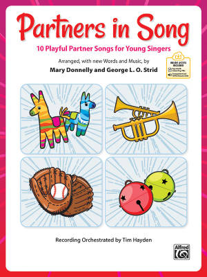 Alfred Publishing - Partners in Song (10 Playful Partner Songs for Young Singers) - Donnelly/Strid - Teachers Handbook/PDF, Audio Online
