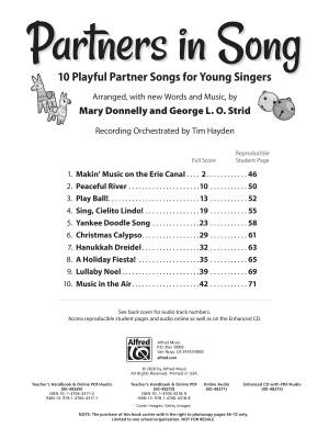 Partners in Song (10 Playful Partner Songs for Young Singers) - Donnelly/Strid - Teacher\'s Handbook/PDF, Audio Online